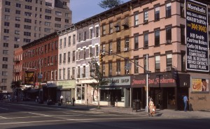 1st Ave. between E. 87th St. and E. 88th St., NYC, Aug. 1985        
